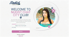 Desktop Screenshot of nudistchatcity.com